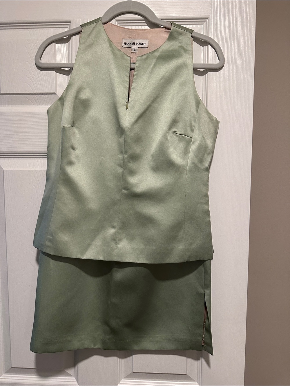 Hannah Hardy Mint Green Two-Piece Dress Set